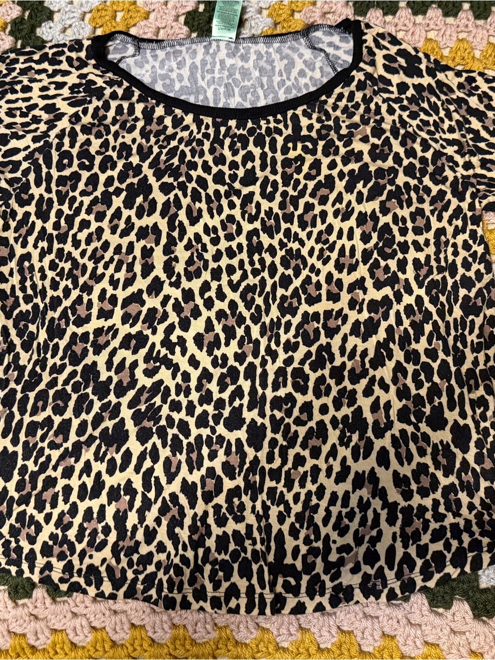 Leopard Print Lounge Top